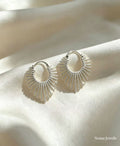 Sunburst Hoop Earrings